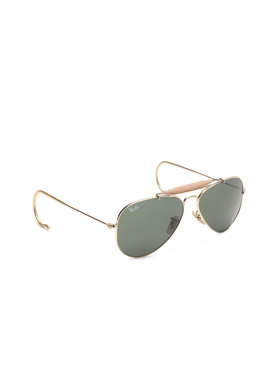 

RAY-BAN Unisex UV Protected Lens Pilot Sunglasses - 0RB3030L021658, Green