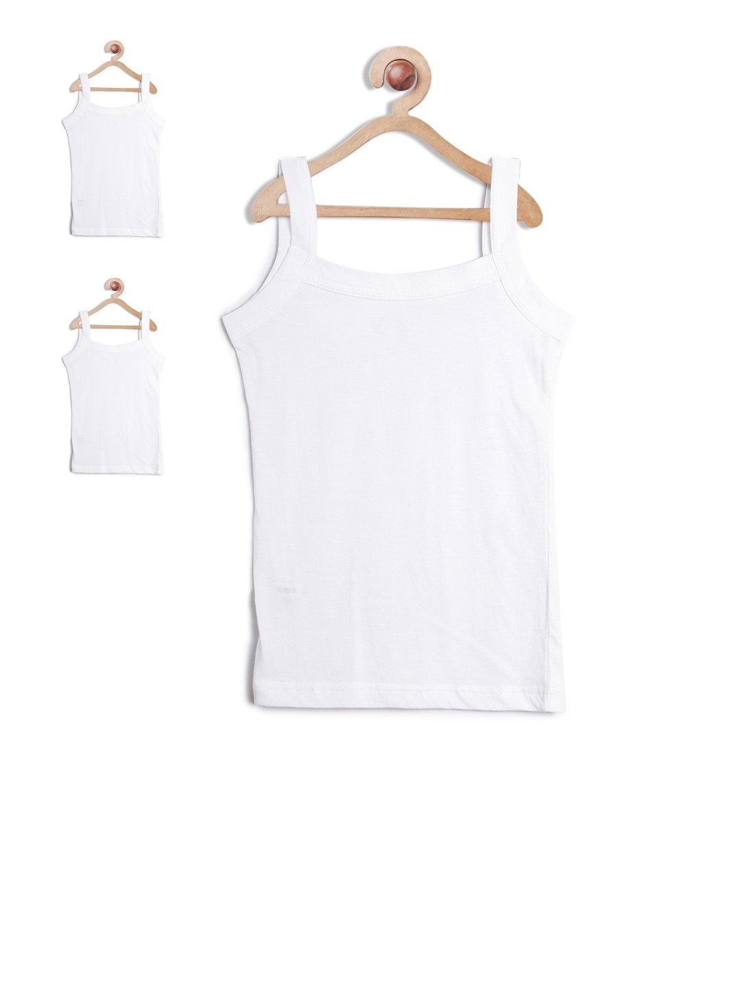 

Leading Lady Pack of 3 Camisoles, White