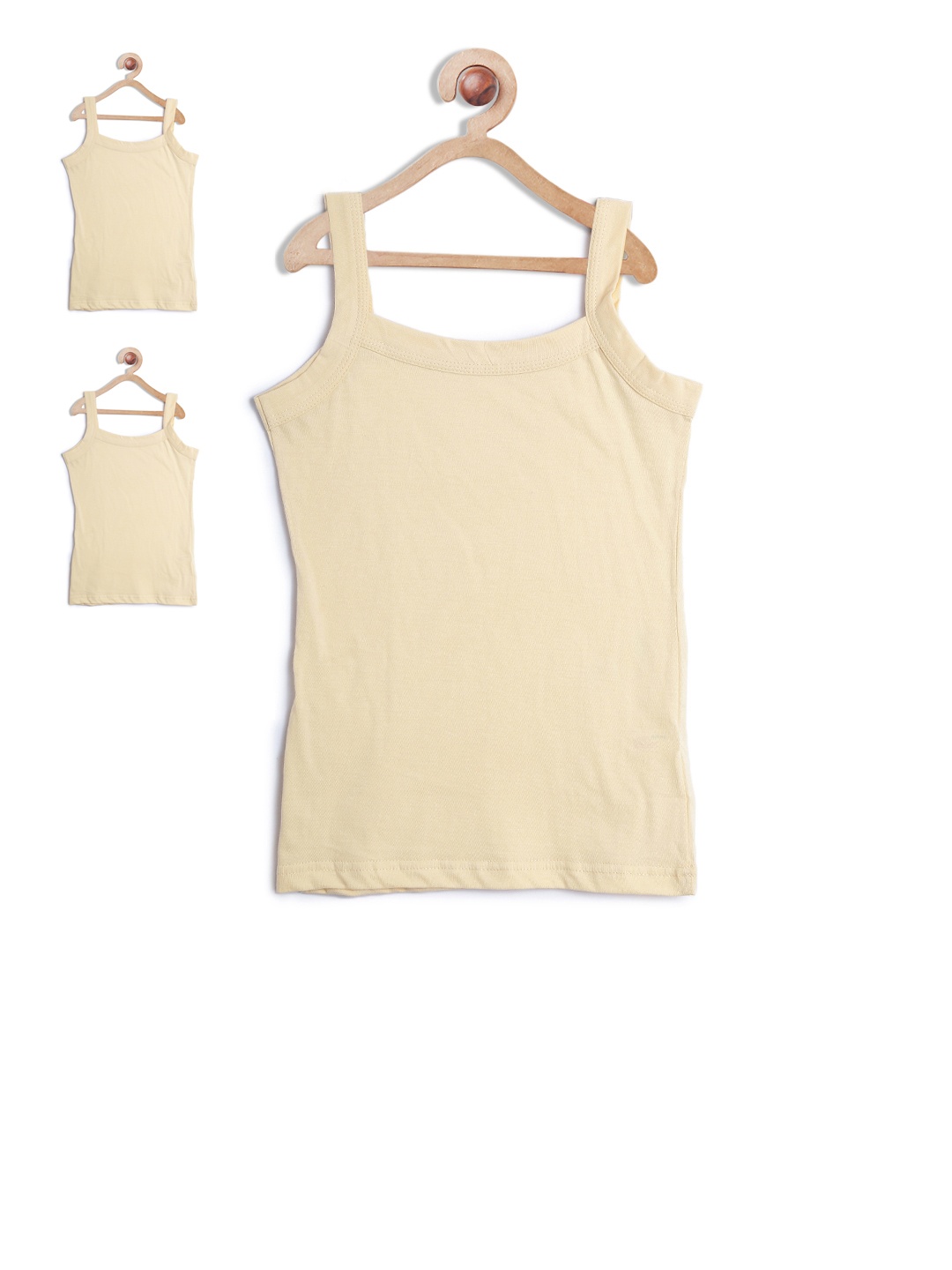 

Leading Lady Pack of 3 Camisoles, Beige