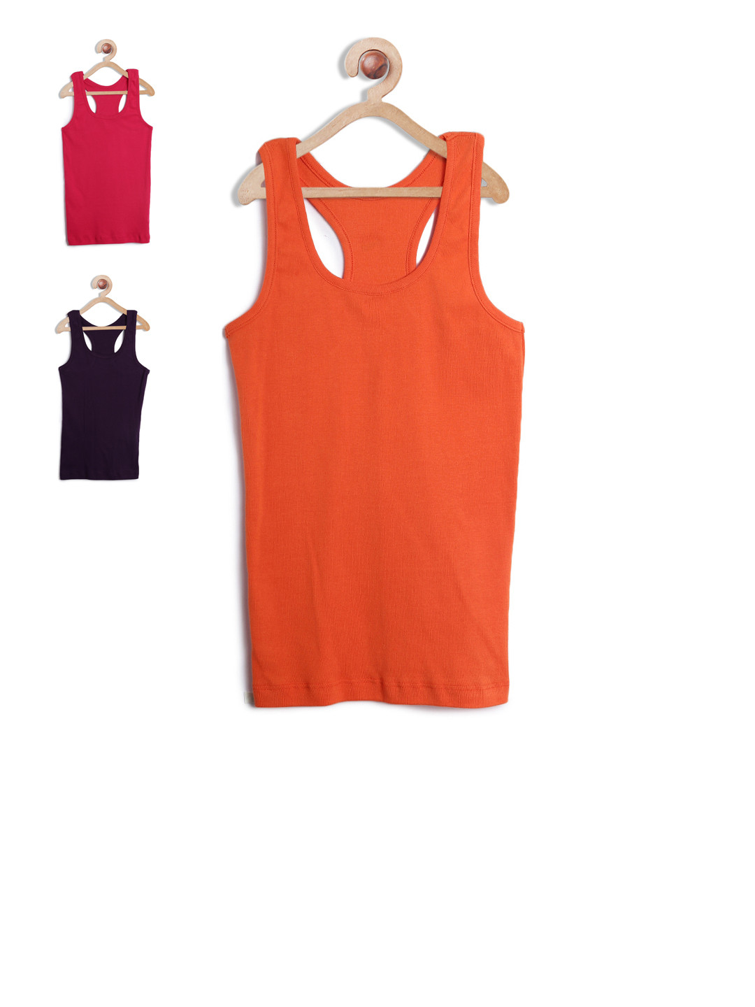 

Leading Lady Pack of 3 Camisoles, Orange