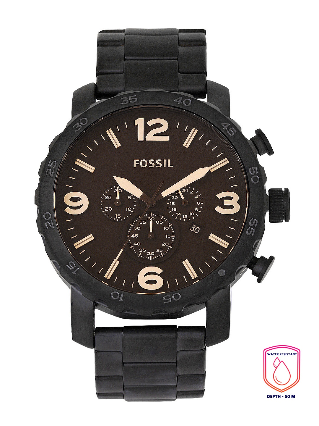 

Fossil Men Brown Dial Chronograph Watch JR1356I