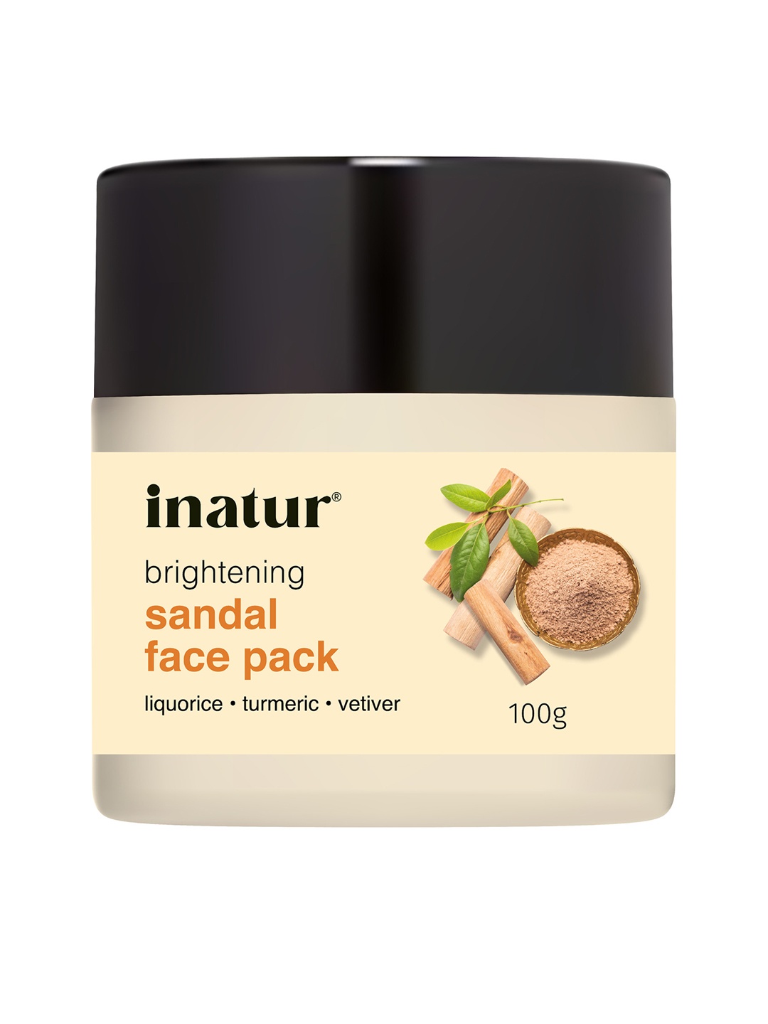 

Inatur Sandal Face Pack 100 g, White