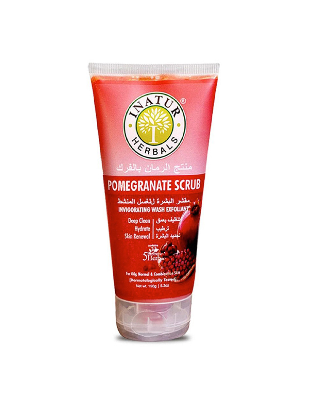 

Inatur Pomegranate Scrub - 150 g, Red