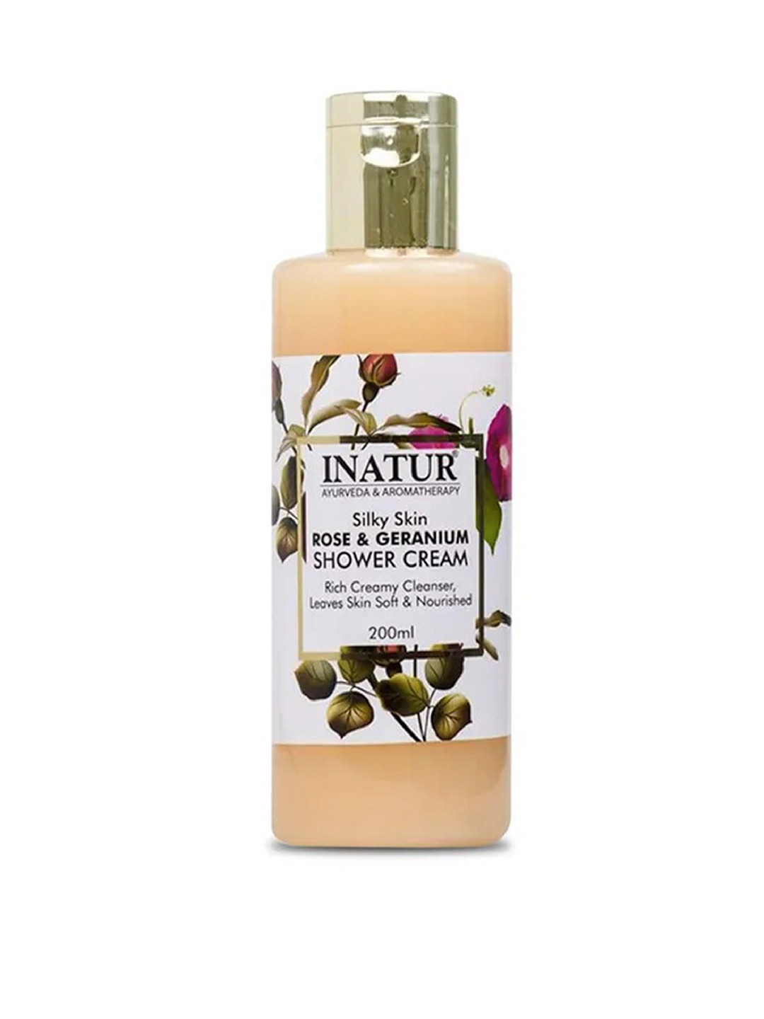 

Inatur Rose & Geranium Shower Gel 200 ml, Pink