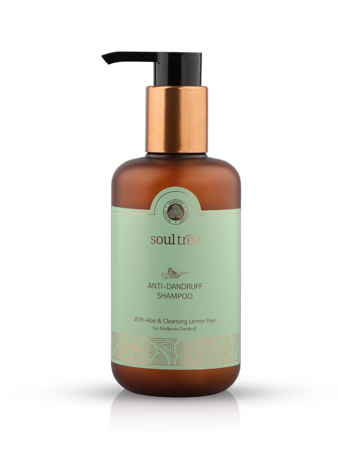

Soultree Anti-Dandruff Shampoo with Aloe & Cleansing Lemon Peel - 250ml, Black