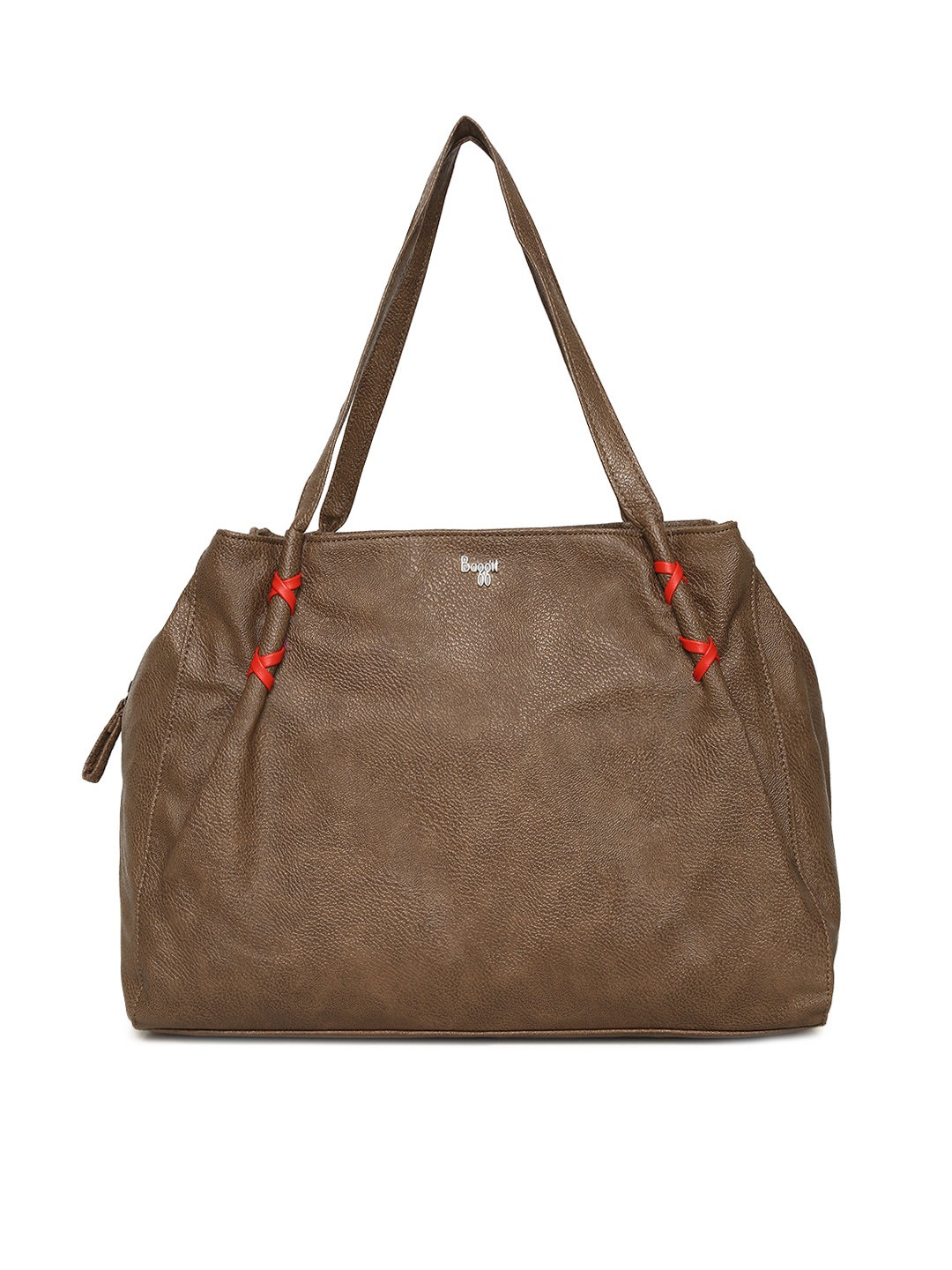 

Baggit Taupe Solid Shoulder Bag