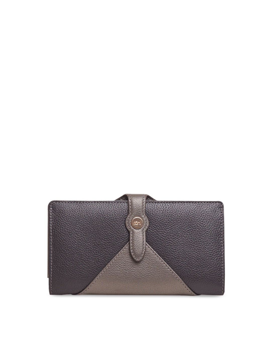 

tohl Women Charcoal & Grey Colourblocked Card Holder