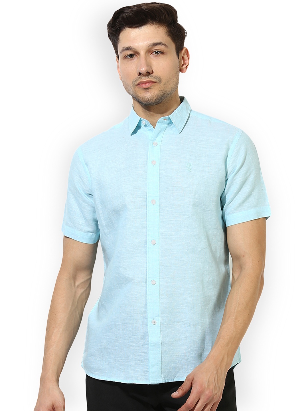 

Red Tape Men Blue Comfort Regular Fit Solid Casual Shirt