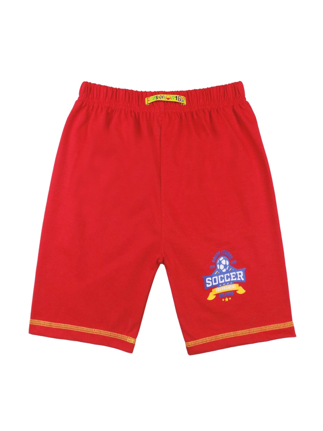 

SWEET ANGEL Unisex Red Solid Regular Fit Regular Shorts