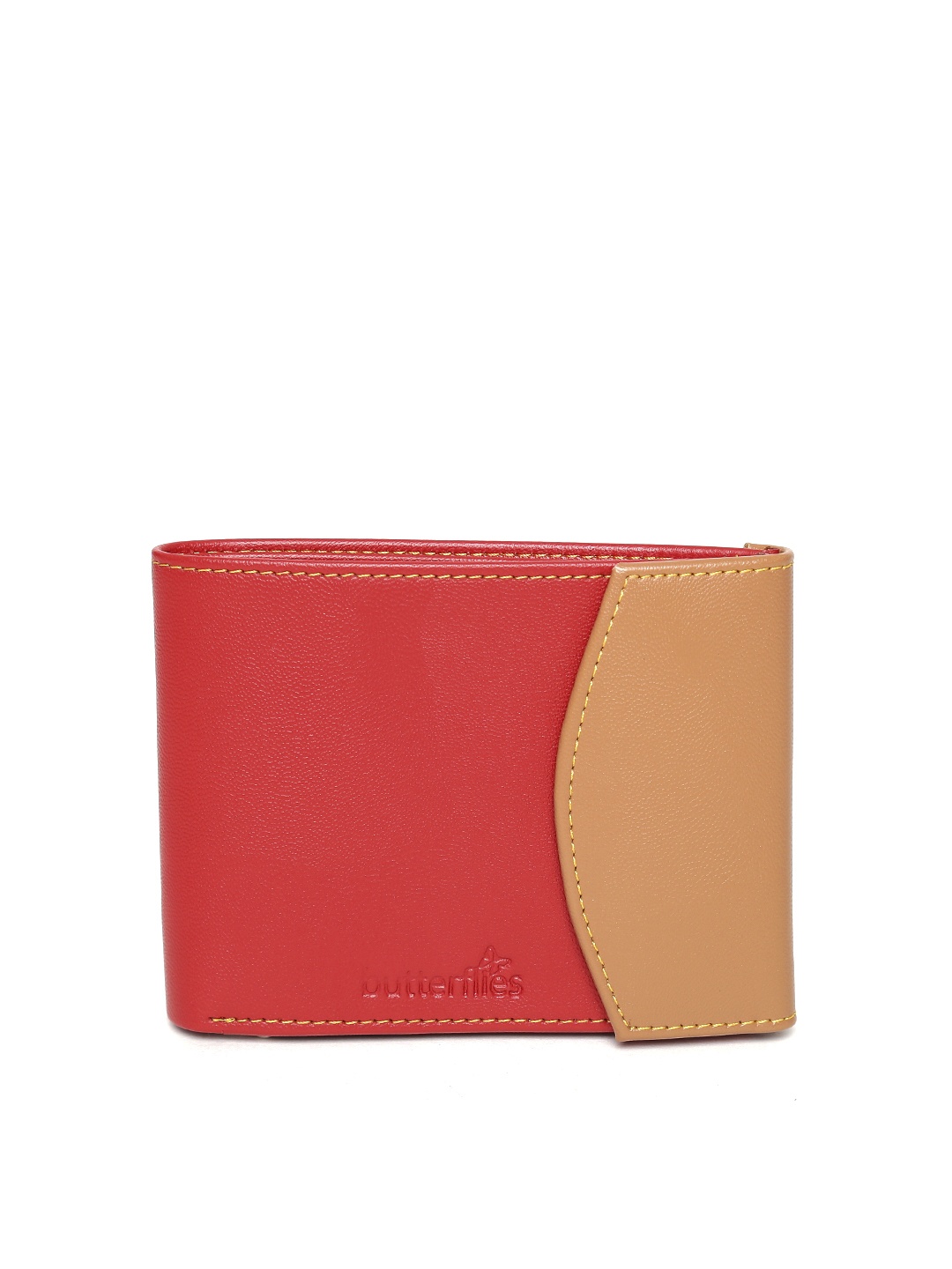 

Butterflies Women Red Colourblocked Wallet