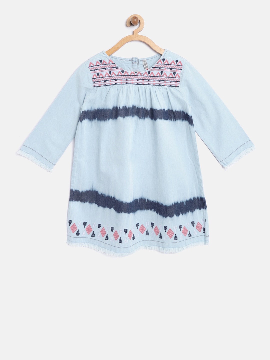 

Lee Cooper Girls Blue Dyed Denim A-Line Dress