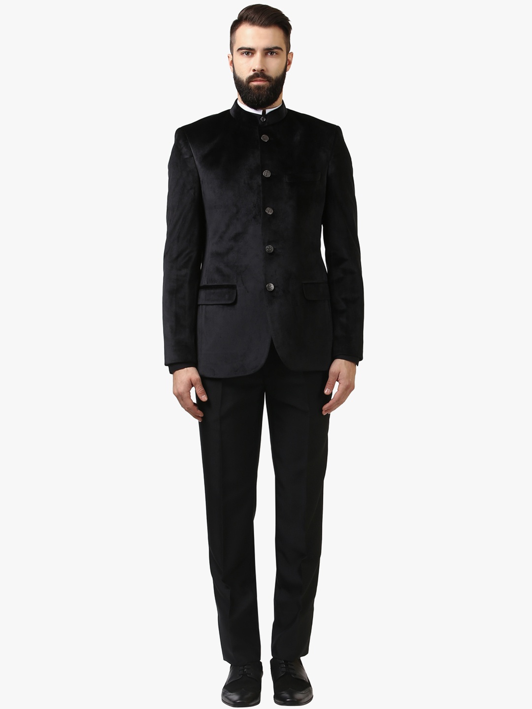 

Raymond Men Black Single-Breasted Tailored Fit Formal Suit