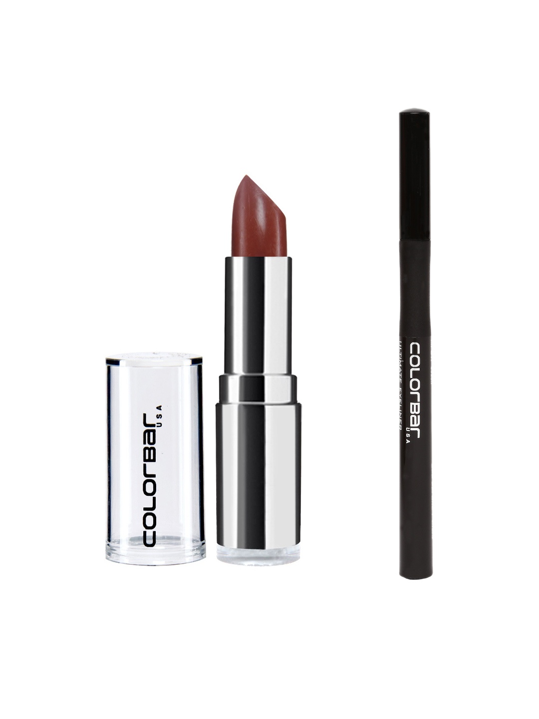 

Colorbar Set of Eyeliner & Lipstick, Black