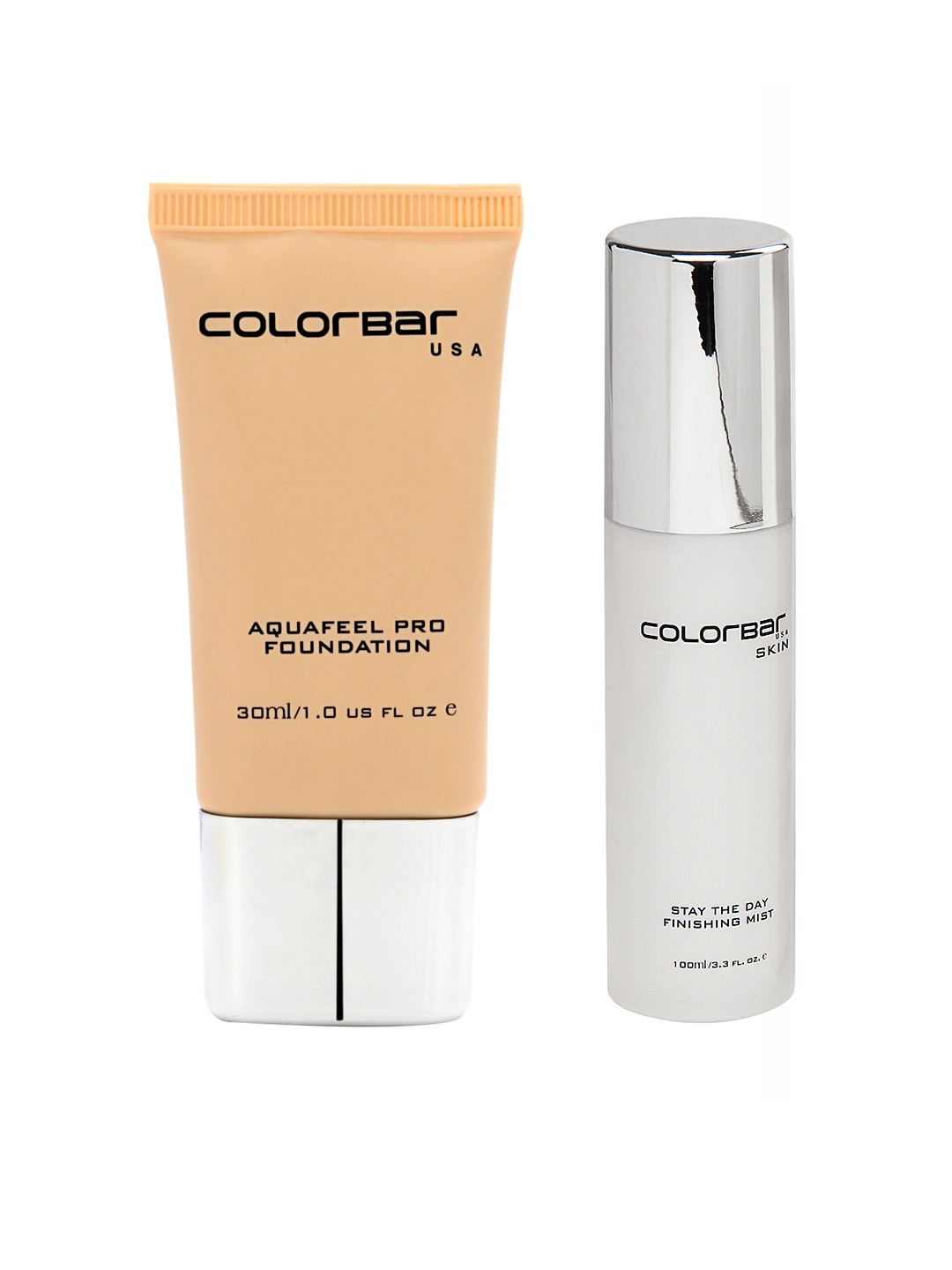 

Colorbar Aquafeel Pro Foundation & Stay the Day Finishing Mist, White