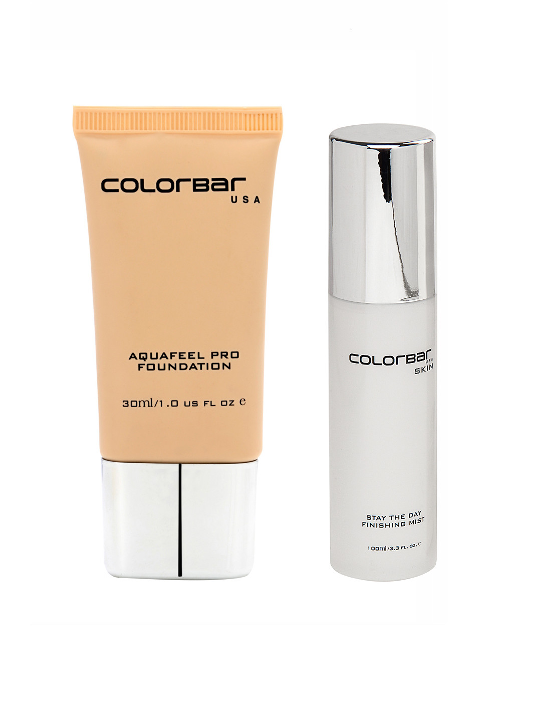 

Colorbar Aquafeel Pro Foundation & Stay the Day Finishing Mist, White