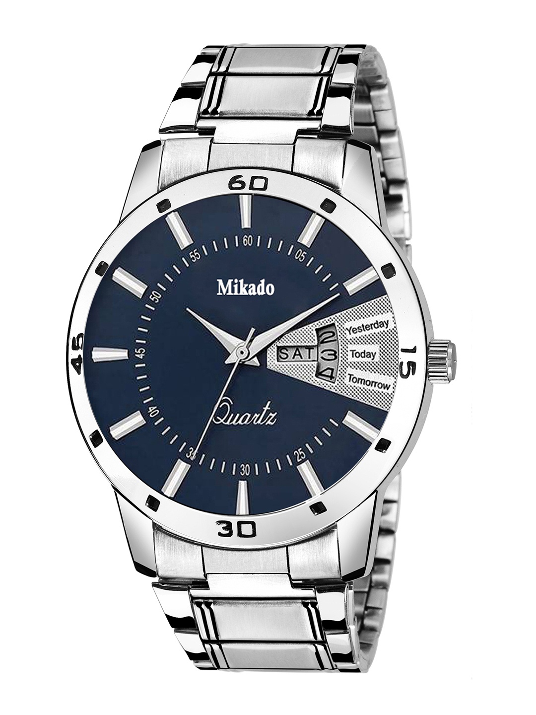 

Mikado Men Silver-Toned Analogue Watch 7056