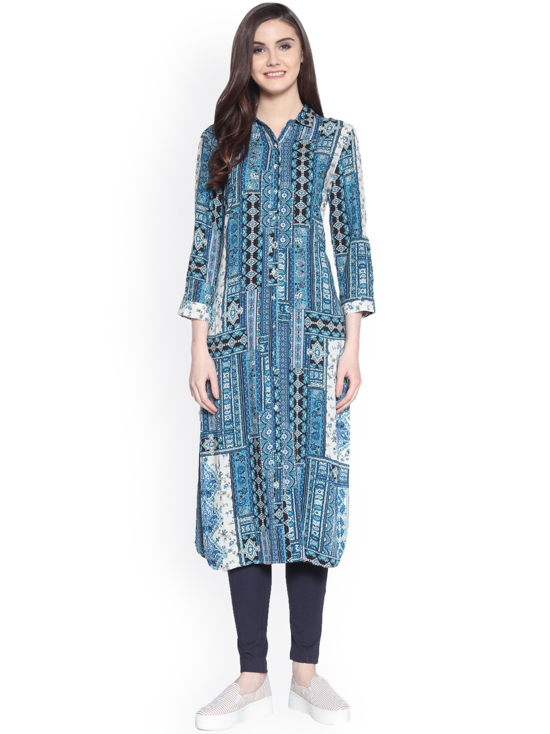 

Gipsy Blue Printed Tunic