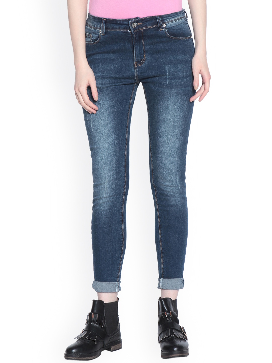 

Gipsy Women Blue Slim Fit Mid-Rise Clean Look Jeans