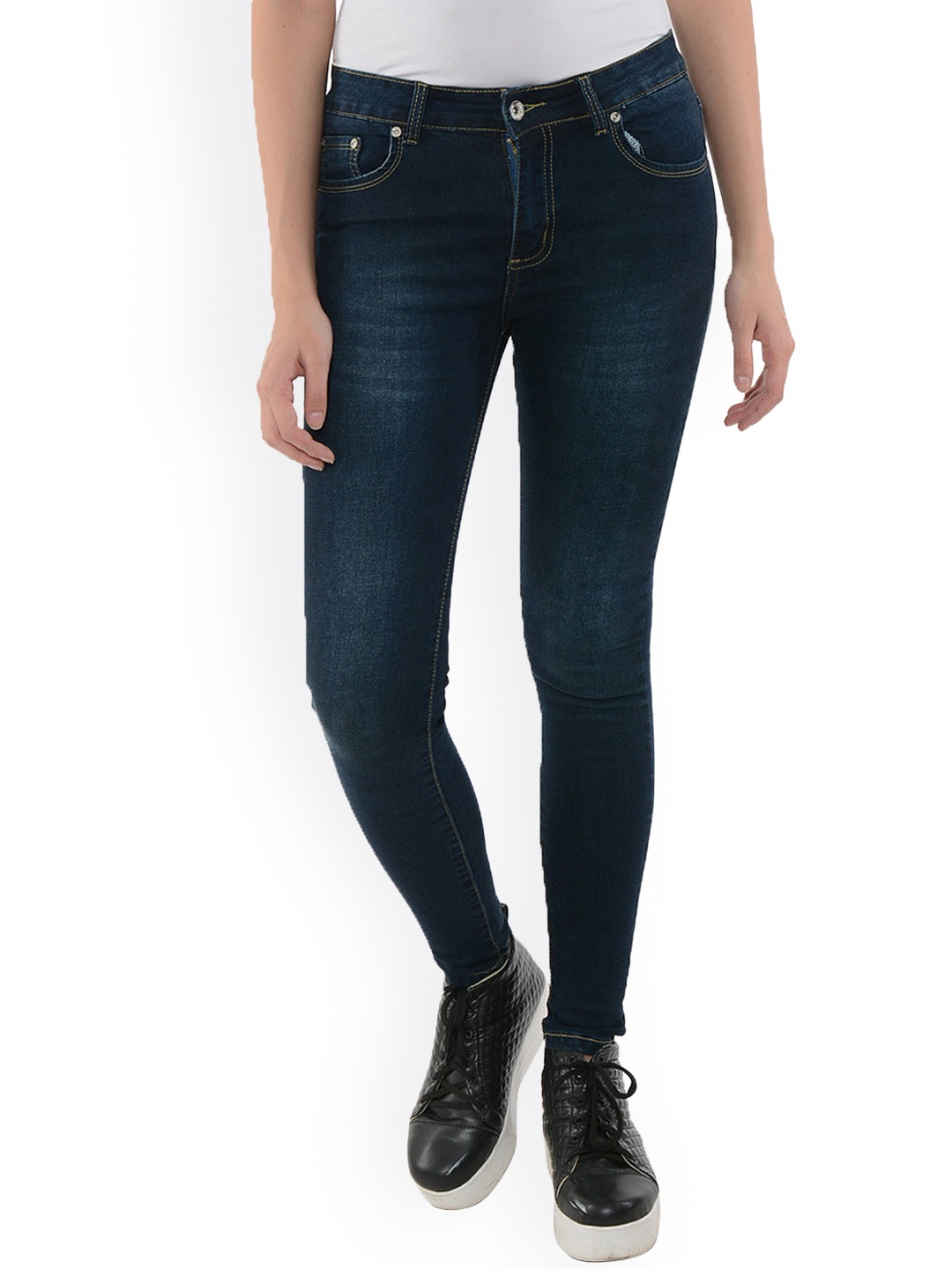 

Gipsy Women Blue Slim Fit Mid-Rise Clean Look Jeans