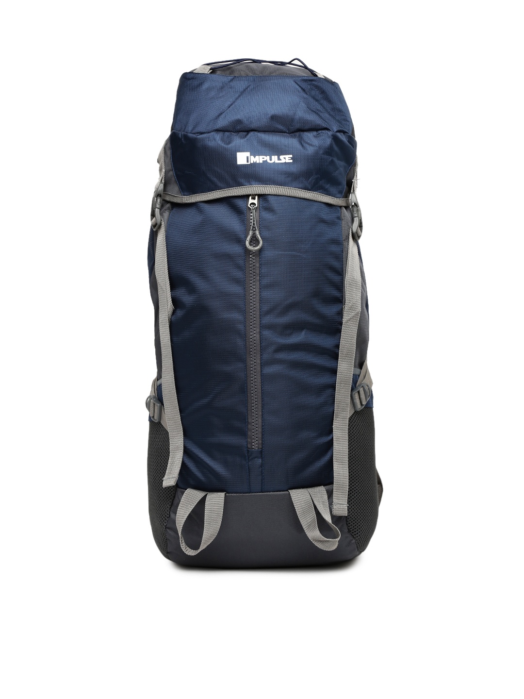 

Impulse Unisex Navy & Grey Thriller 65 Litres Rucksack, Navy blue