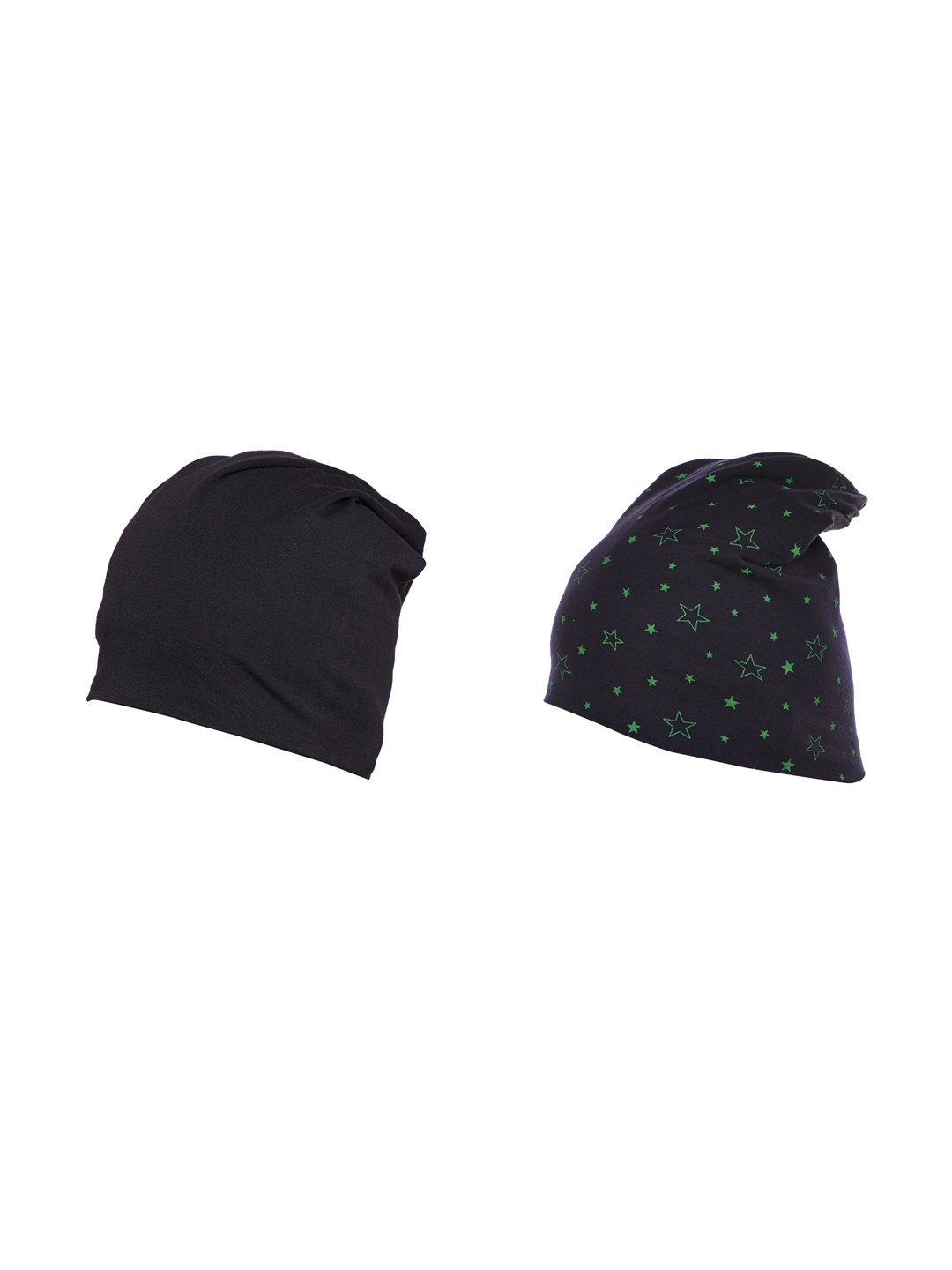 

MACK JONNEY Women Set Of 2 Beanies, Navy blue