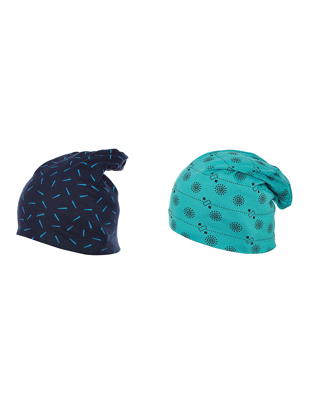 

VIMAL JONNEY Women Set Of 2 Beanies, Navy blue