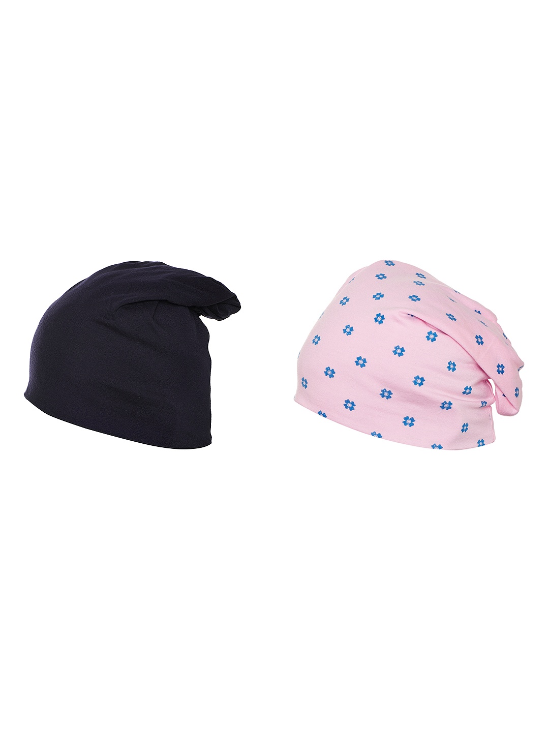

VIMAL JONNEY Women Set Of 2 Beanies, Pink