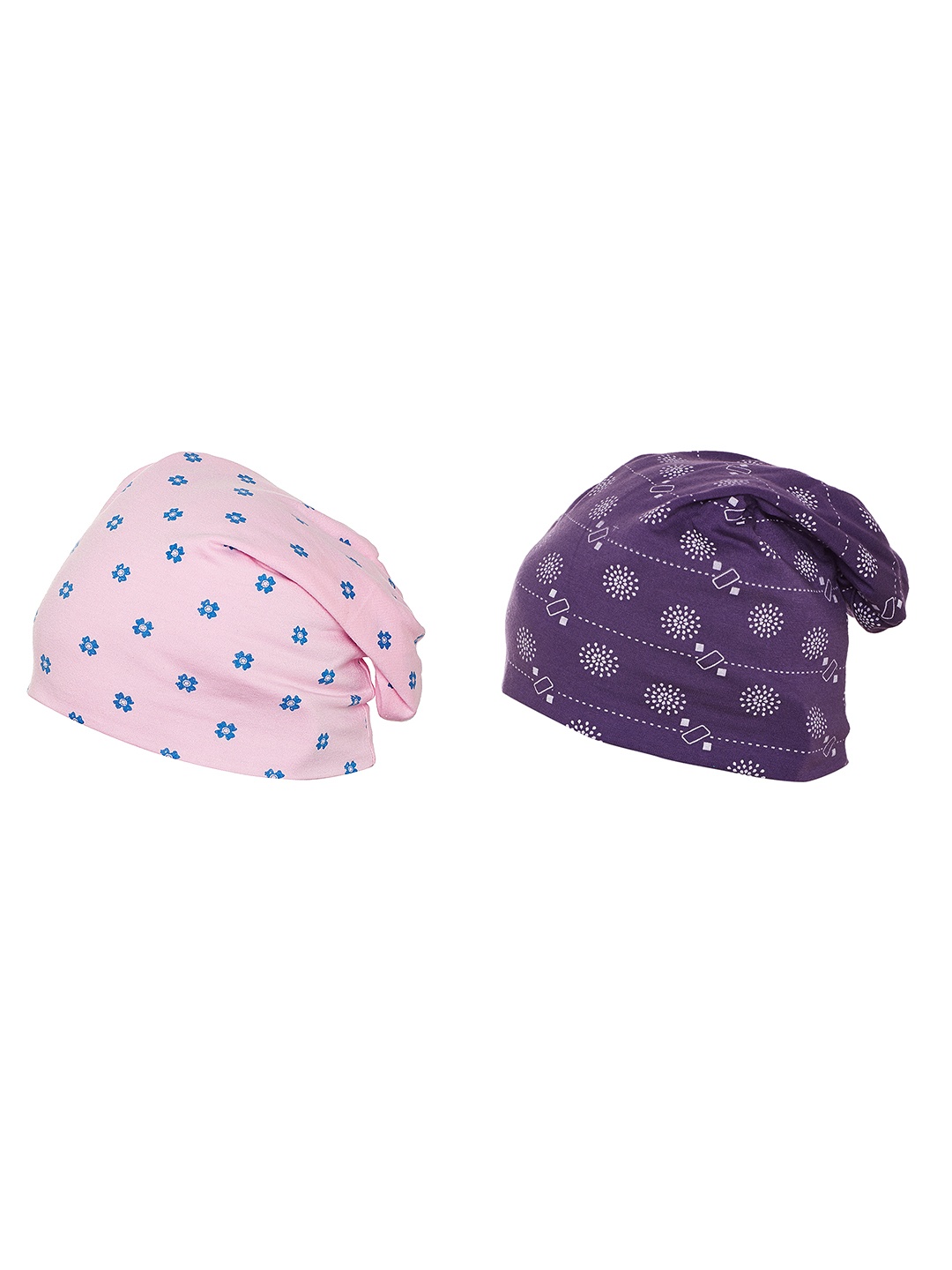 

VIMAL JONNEY Women Set Of 2 Beanies, Pink