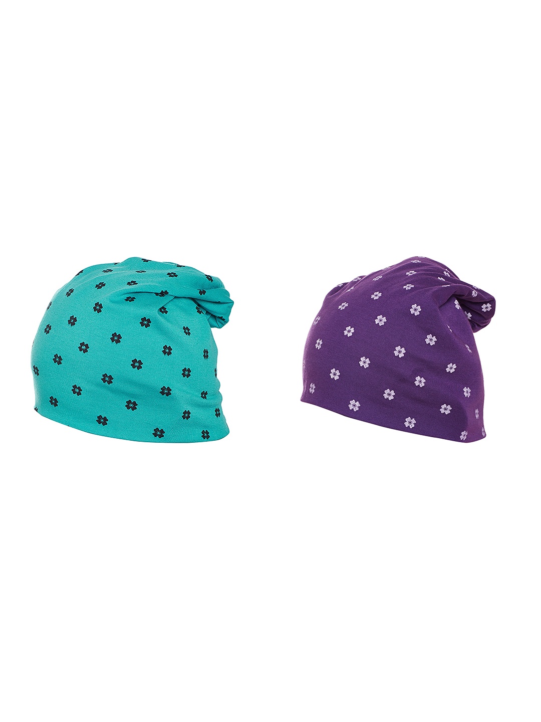 

VIMAL JONNEY Women Set Of 2 Beanies, Purple