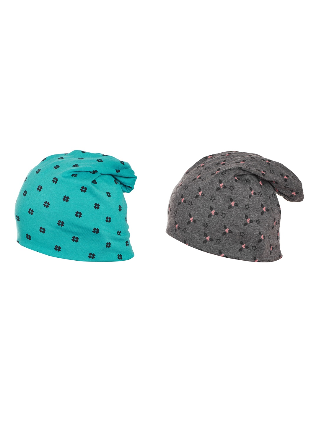 

VIMAL JONNEY Women Set Of 2 Beanies, Grey