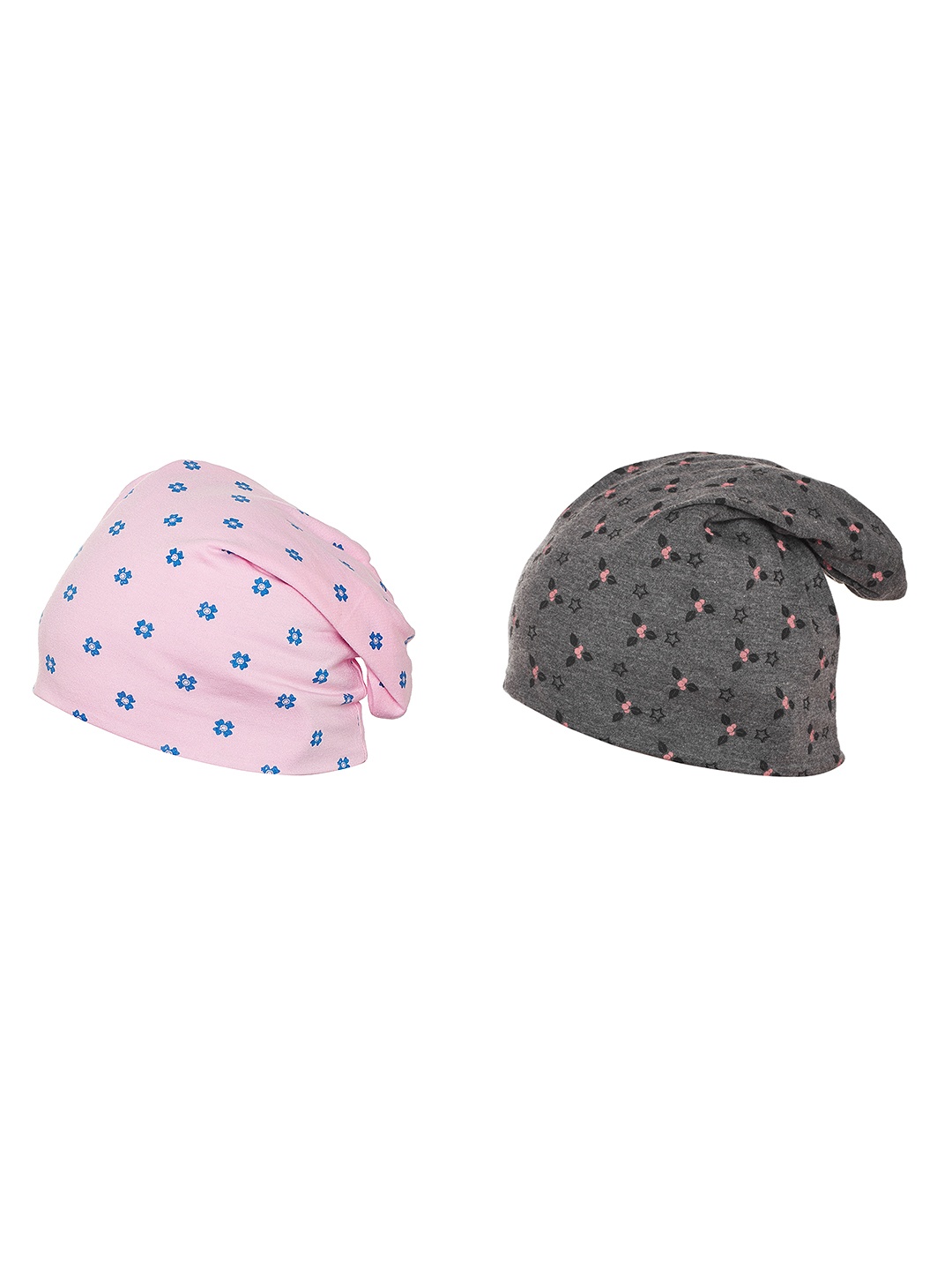 

VIMAL JONNEY Women Set Of 2 Beanies, Grey
