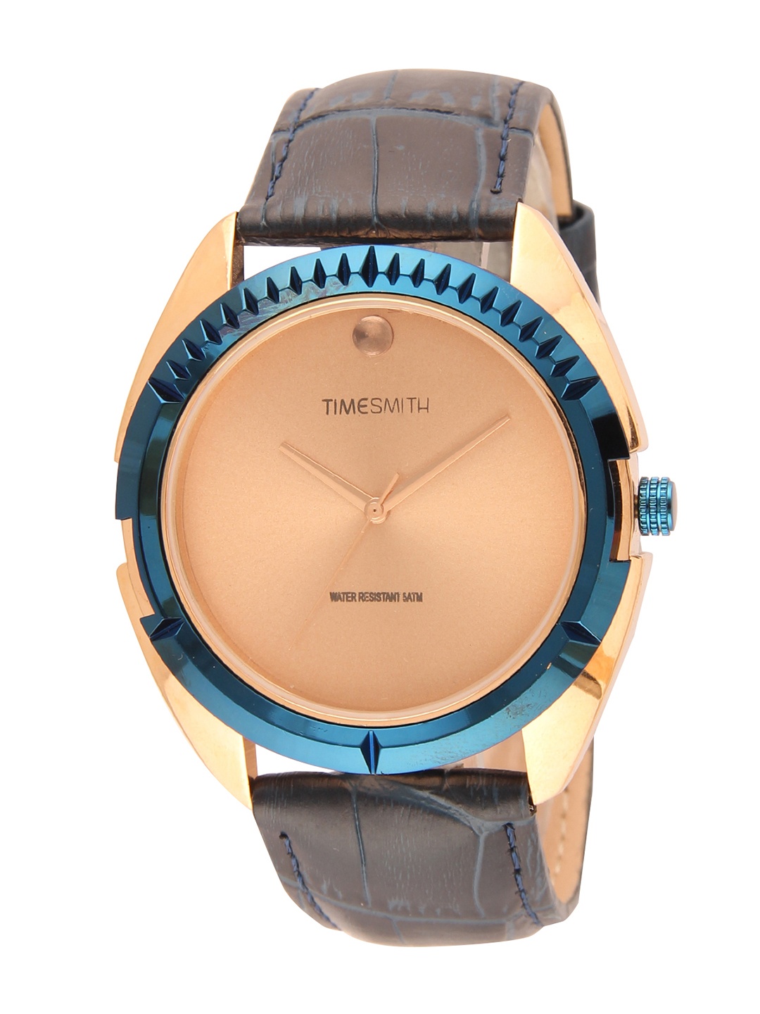 

TIMESMITH Men Blue & Gold-Toned Analogue Watch TSM-138-G