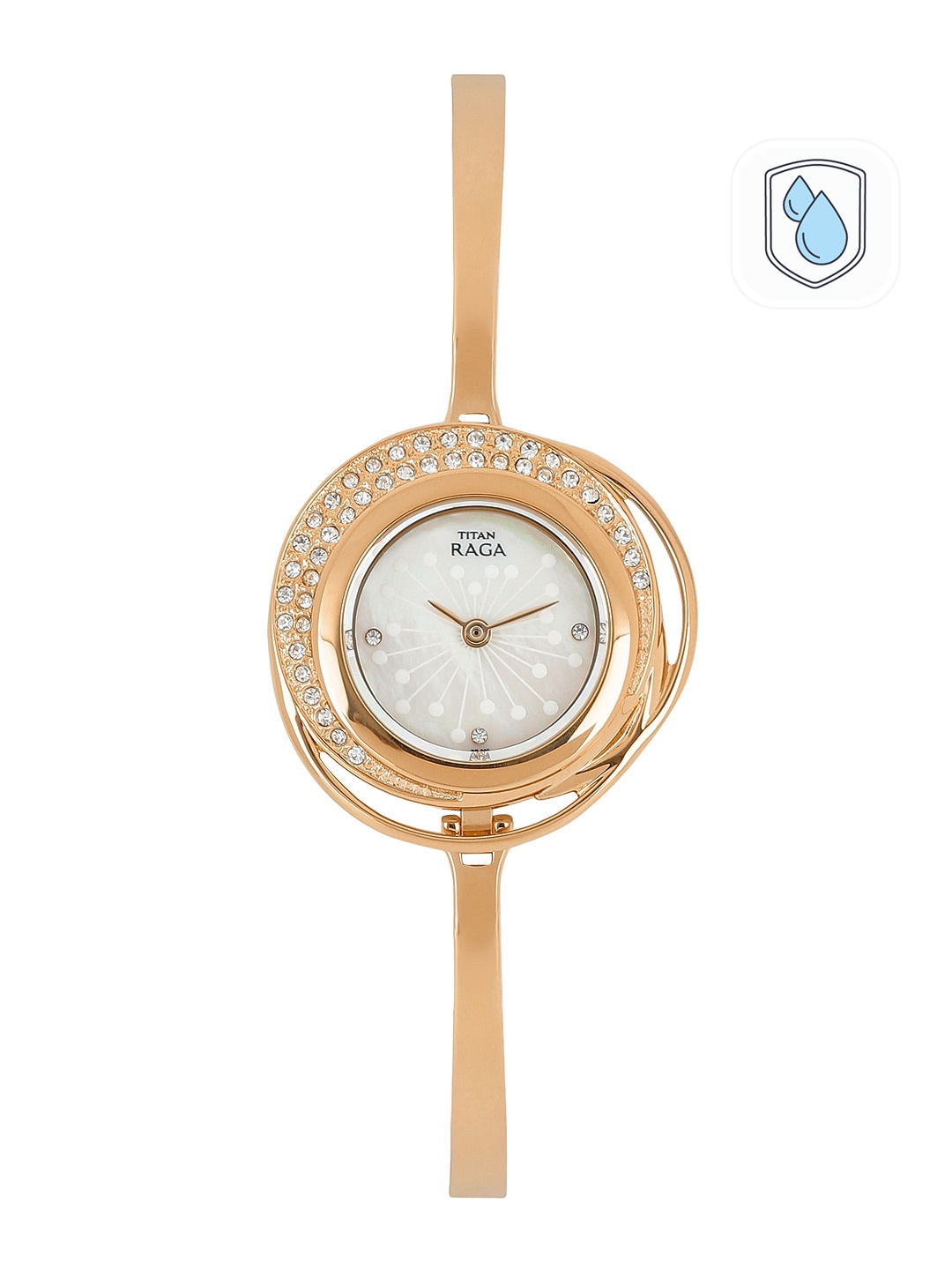 

Titan Raga Garden of Eden Women White Analogue watch NL95003WM01
