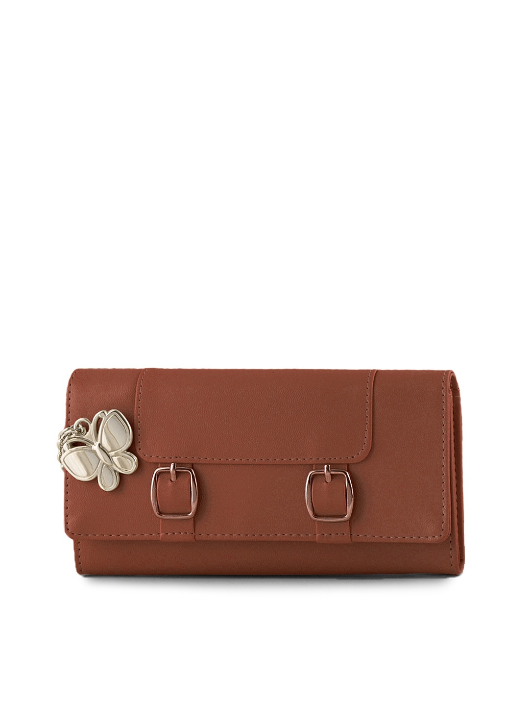 

Butterflies Women Brown Solid Two Fold Wallet