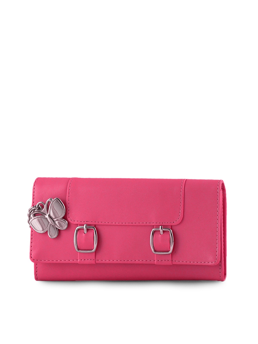 

Butterflies Women Pink Solid Two Fold Wallet