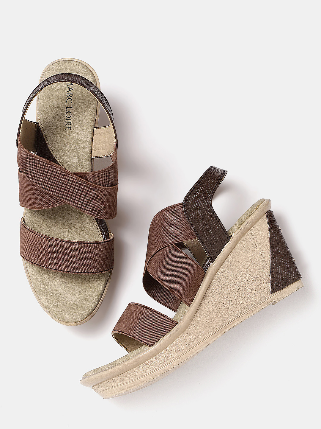 

Marc Loire Women Brown Solid Sandals