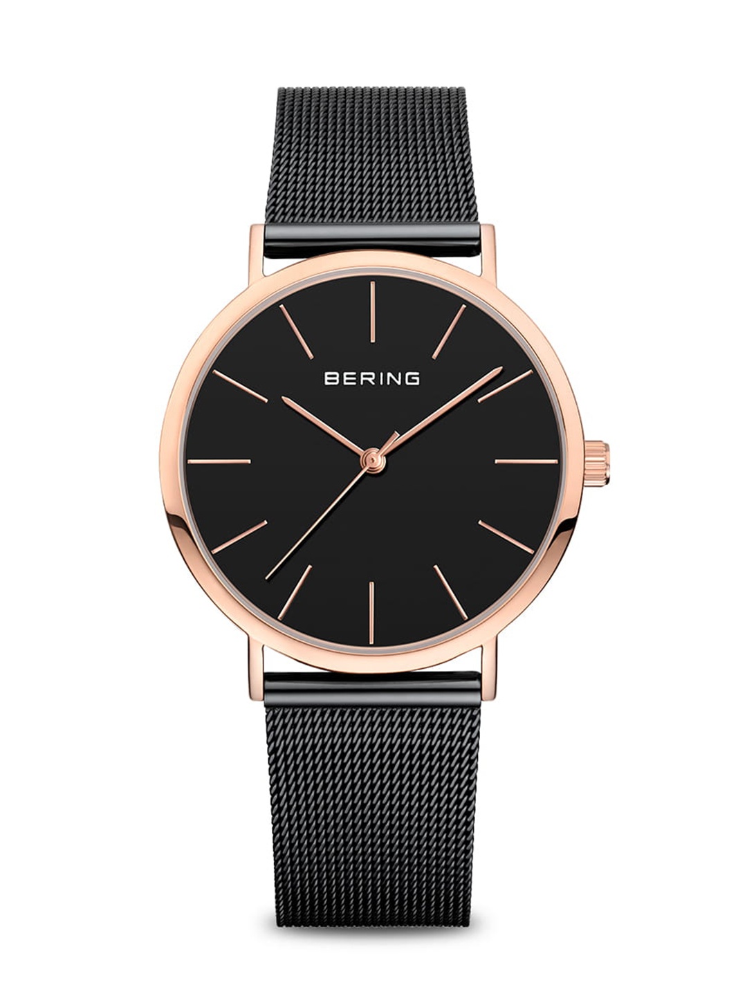 

BERING Unisex Black Classic Sapphire Crystal Analogue Watch 13436-166