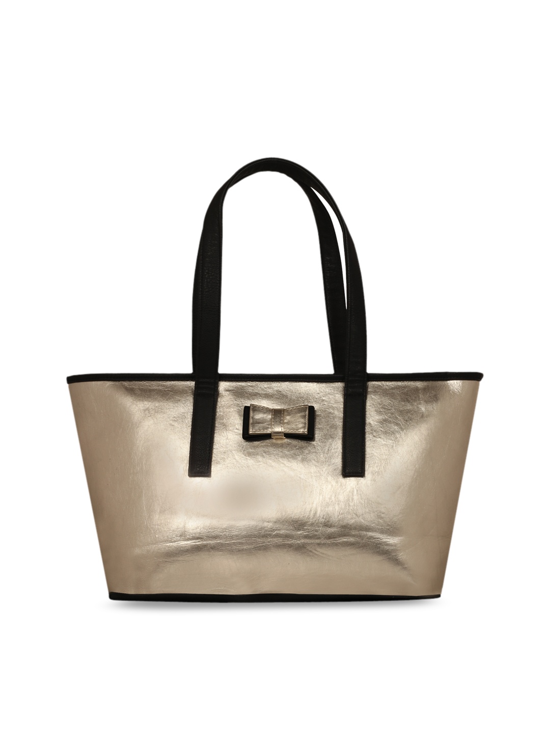 

Berrypeckers Gold-Toned Solid Handheld Bag