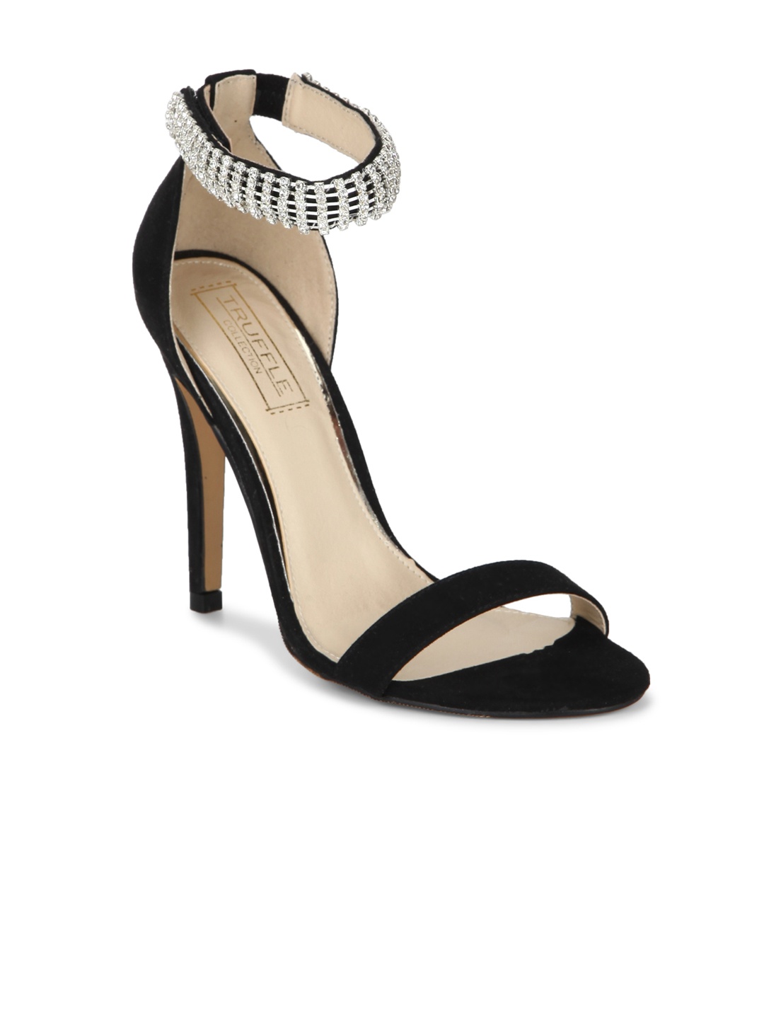 

Truffle Collection Women Black Solid Sandals