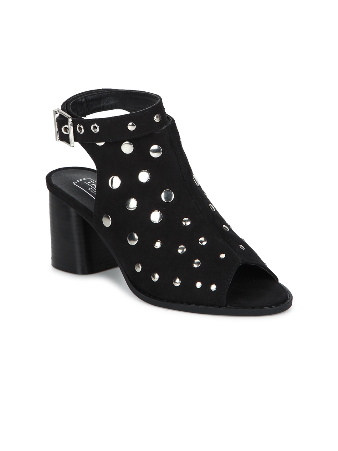 

Truffle Collection Women Black Embellished Mules