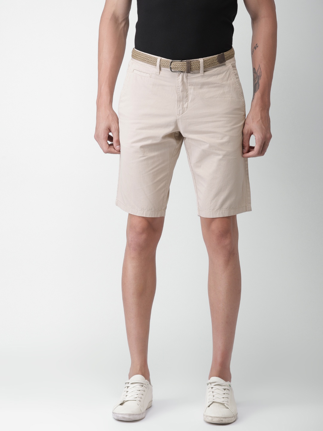 

Celio Men Beige Solid Shorts