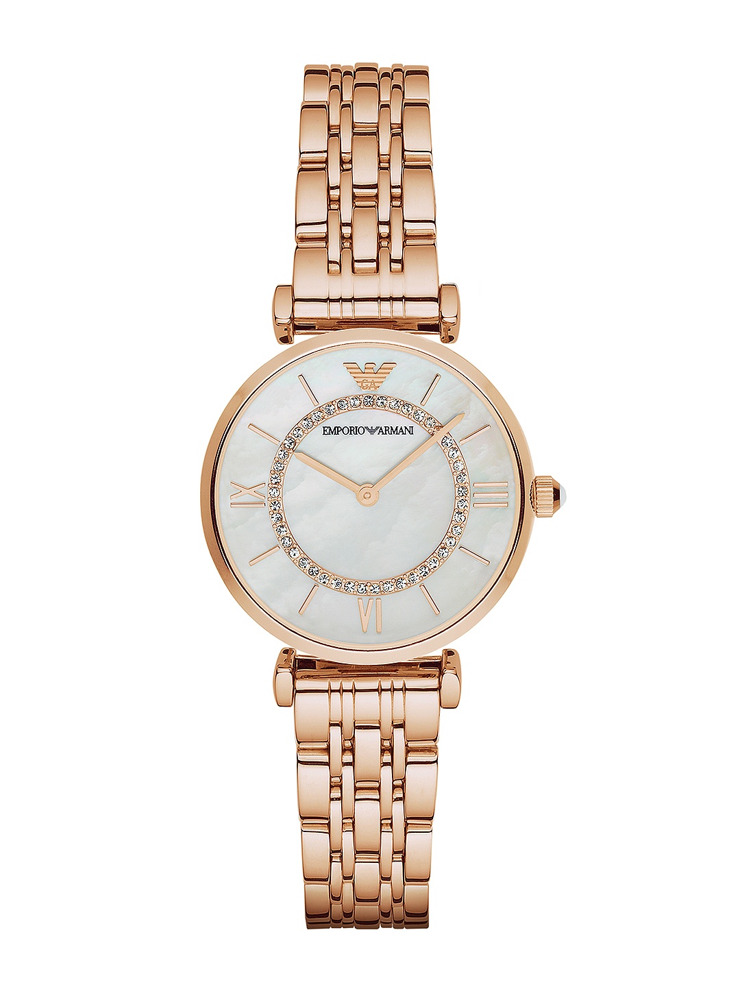 

Emporio Armani GIANNI T-B Women Rose Gold Analogue Watch AR1909