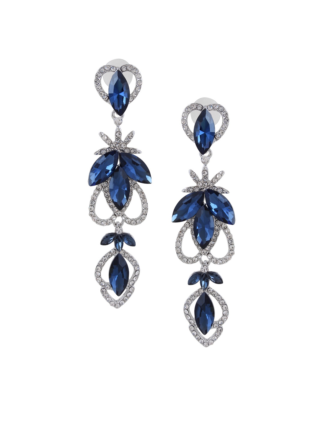 

Mali Fionna Blue Contemporary Drop Earrings