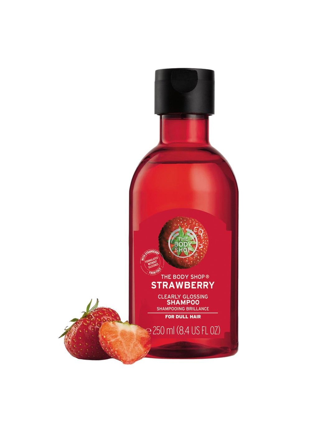 THE BODY SHOP Strawberry Clearly Glossing Shampoo 250 ml, Pink