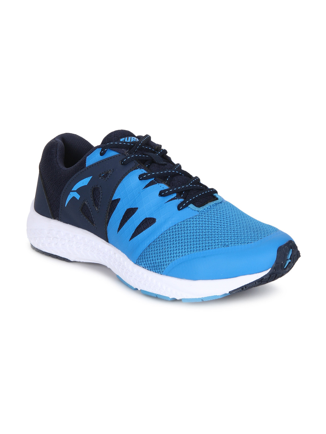 

FURO by Red Chief Men Blue Mesh Mid-Top Running Shoes
