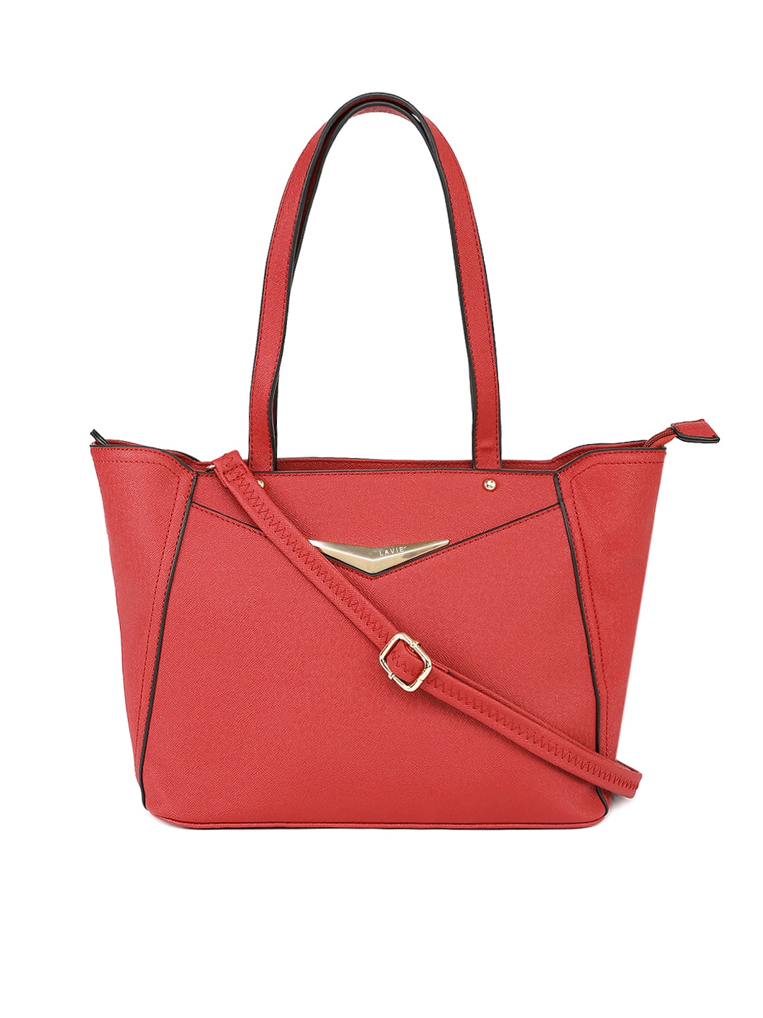 

Lavie Red Solid Shoulder Bag