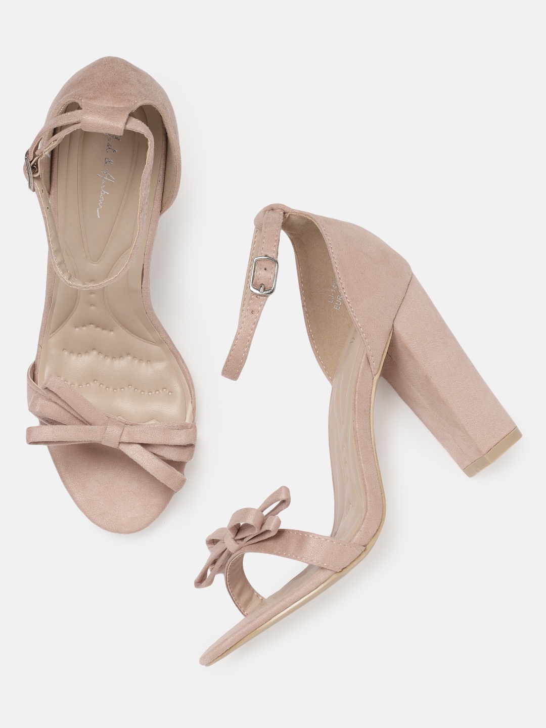 

Mast & Harbour Women Pink Solid Heels