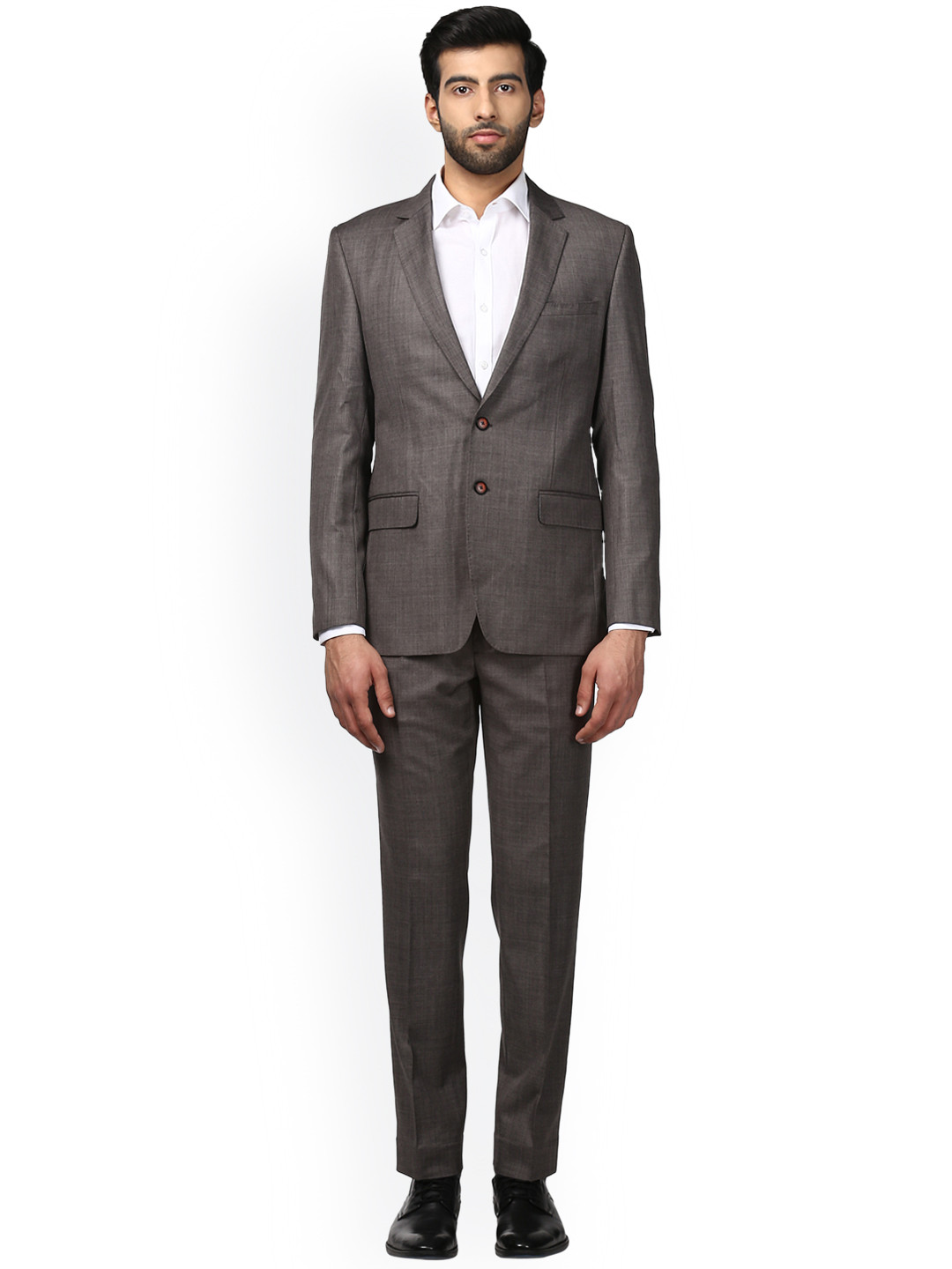 

Raymond Men Brown Solid Formal Suit