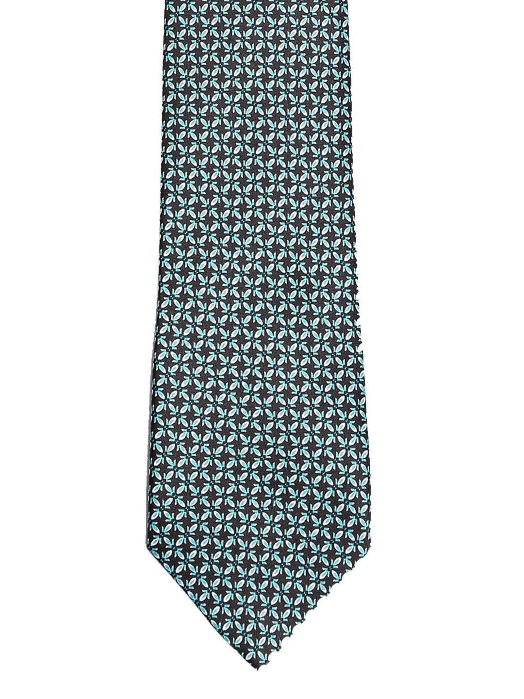 

Tossido Green Woven Design Broad Tie