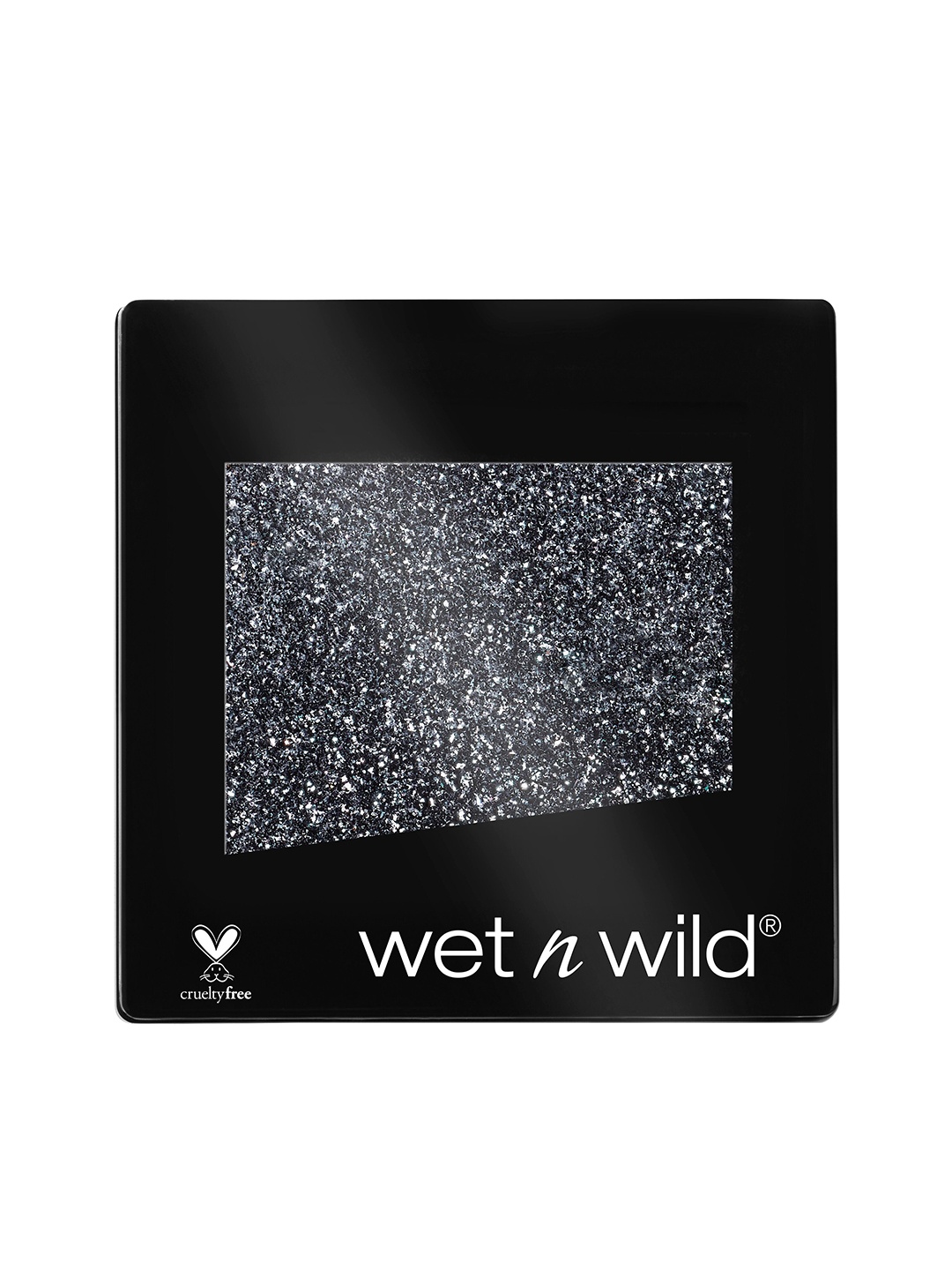 

Wet n Wild Sustainable Color Icon Glitter Single Eyeshadow - Karma E358C, Black